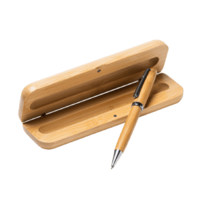 Stylo en bois avec boîtier BODONI